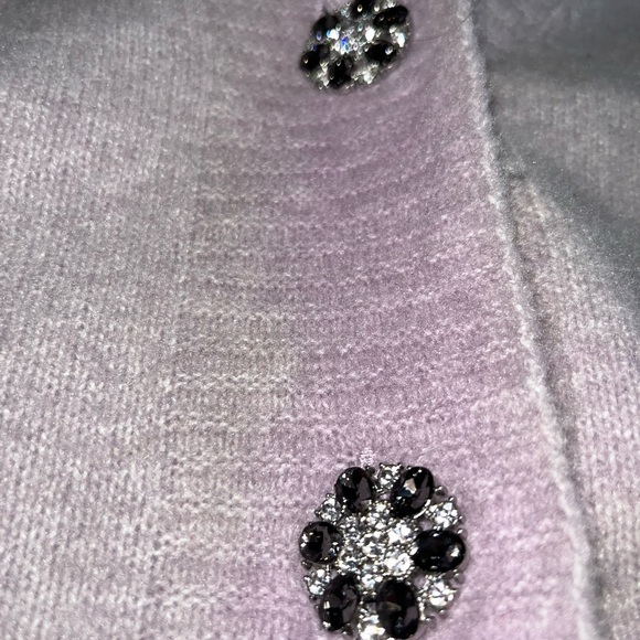 H&M knit sweater button up crop top - Picture 3 of 4